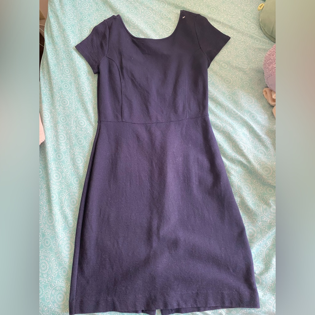 Banana Republic Womens Size 4 Navy Blue Bodycon Dress